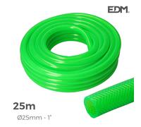 EDM Manguera de jardín Ø interior 25 mm Ø exterior 32 mm (1') – Rollo 25 m