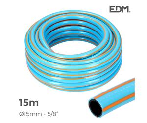 Edm 74080 manguera jardín profesional con Ø int 15 mm x Ø ext 20 mm