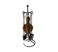 EDM 85750 Kit de Chimenea Deluxe, 5 Unidades, Negro, 26 x 10 x 3 Cm