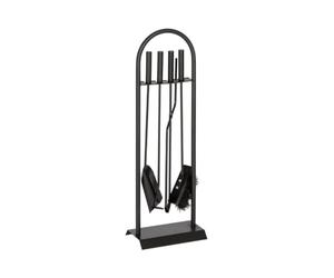 EDM 85751 Kit de Chimenea, 4 Unidades, Negro, 66 x 23 x 15 Cm