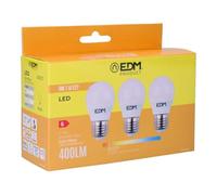 EDM Kit de bombillas LED 98201 – 3 esféricas E27 luz cálida