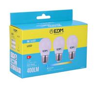 EDM Bombillas LED 98203 Esféricas Luz fría Kit 3