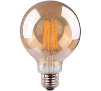 EDM Bombilla globo 98628 – LED filamento, cristal vintage, luz cálida