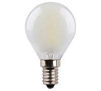 Edm 98632 Bombilla Esferica Filamento Led, Mate, Luz Fria