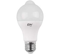 Edm 98812 bombilla standard led con sensor, luz fria