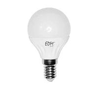 EDM Bombilla LED 98948 Esférica E14 7W 600 lm 6400K Luz fría