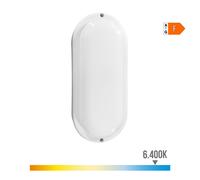 Edm aplique de pared 32449 blanco plástico f 18 w 120 w 1820 lm senso