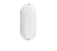 EDM Aplique de Pared 32449 Blanco Plástico F 18 W 120 W 1820 LM Sensor de Movimiento Sensor de luz Ovalado (6400 K)