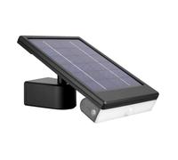 EDM Aplique de pared LED solar 6 W 720 lm (6500 K) Negro