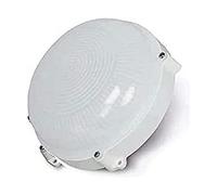 EDM Aplique exterior LED circular 12 W, 1080 lúmenes, IP65, 4000 K, luz de día