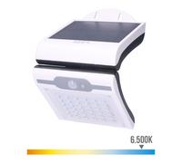 Edm aplique led solar blanco sensor de movimiento 6500 k 2 w 220 lm