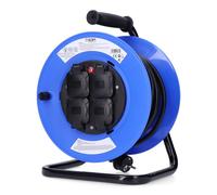 Edm Bobina De Cable 4 Plugs 25 M 3000w