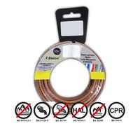 Edm carrete cablecillo flexible 4mm. marron 10mts libre de halÓgenos
