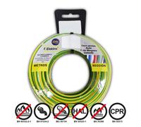 Edm Carrete Cablecillo Flexible Bicolor 4mm 50mts Libre de Halógenos