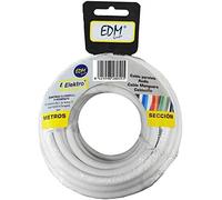 Edm carrete manguera tubular 3x1 blanca 25 mts