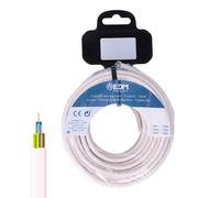 Edm Carrete manguera tubular H05VV-F 3 x 1,00 mm² blanca, 50 m