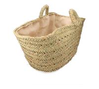 Edm cesta para leña esparto 60 x 35 x 45 cm 60 x 45 x 35 cm oval - ma