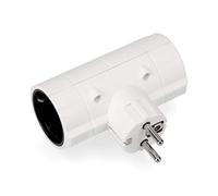 eDM Clavija Doble ECONOMICA RETRACTILADA T/TL 16A 250V