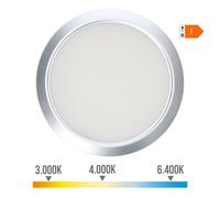 Edm downlight ajustable led superficie/empotrar 20w 2.050lm ra80 marco