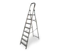 Edm Escalera doméstica de aluminio de 8 peldaños