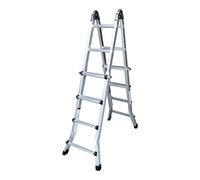 Escalera multifuncion telescopica 2x4+4 peldaÑos en131-4 edm