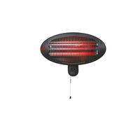 Edm Estufa de Cuarzo de Exterior para Pared 2000W con Soporte