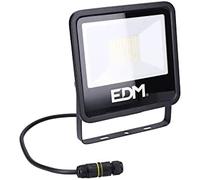 Edm foco proyector led 50w 4000lm 6400k luz fria black series 19,2x17,