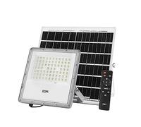 EDM Foco proyector solar 200 W 1.500 lm 6.500 K mando a distancia IP65