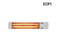 Edm grupo 07103 estufa de baño de cuarzo - modelo marfil - 600-1200w