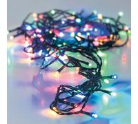 Edm guirnalda led multicolor de 180 leds bombilla 5mm cable de aliment
