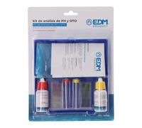 Edm Kit Téster Test Cloro / PH / Alkalinidad para Piscinas y Spa