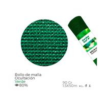 Edm Malla de ocultación verde 90 g/m² 1,5 x 50 m