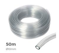 Manguera cristal transparente ø interior 10mm ø exterior 14mm rollo