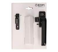 Edm manivela 6801 cierre a presión negro aluminio derecha