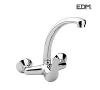 Edm monomando fregadera caño tubo pared serie h2o