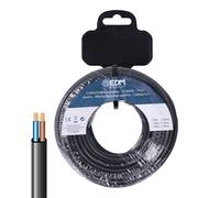 EDM Product Cable Eléctrico Manguera EDM 28731 Negro 2 x 0,75 mm 20 m Plano - Marca EAN: 8425998287318