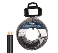EDM Product Cable Paralelo Plano EDM 28713 Negro 15 m 2 x 0,75 mm - Marca EAN: 8425998287134