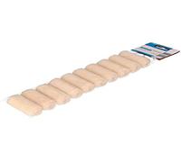 EDM RECAMBIO MINI RODILLO LANA 50MM 10PZS PELO CORTO ESPECIAL PARA BARNICES Y PINTURAS PARA SUELOS