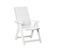 EDM Sillon Plegable Multiposiciones Color Blanco 60X61X109CM