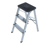 Edm Taburete Aluminio 3 Peldaños UNE EN 14183 Carga Máxima 150kg