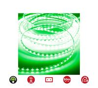Edm tiras led 72703 verde 4,2 w x 1 m 50 m 350 lm