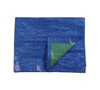 Edm Toldo de polietileno de doble cara azul/verde 10 x 15 m