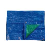 Edm Toldo de polietileno de doble cara azul/verde 8 x 12 m