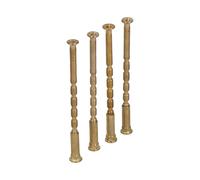 Edm Tornillo pasante multicorte modelo TRN02 de acero latonado M4 x 75 mm, 4 uds blister