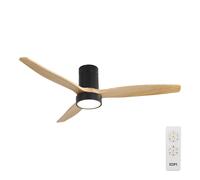 Edm ventilador de techo con luz 33823 kara 30 w 2190 lm