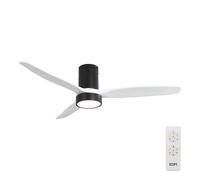 Edm ventilador de techo con luz 33825 kara 30 w 2190 lm