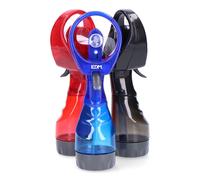 Edm Ventilador pulverizador de agua de mano, 2 x AA (no incluidas), colores surtidos