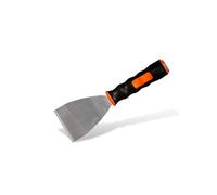 EDMA - Cuchillo Riflard 8cm - Golpeador y Perforador - Hoja de Acero Inoxidable - Mango Bimaterial con Cabeza Metálica - 164555 - Herramienta Manual de Calidad para Uso Profesional y Doméstico
