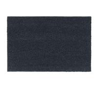 EDNRSOG Felpudo gris oscuro 40 x 60 cm de fibra de coco | Fibra de coco natural, base antideslizante de PVC, apta para aspiradora, enrollable, interior y exterior