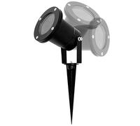 EDO Foco de Jardín con Estaca para Tierra GU10 HORTUS Negro - Lámpara Proyector de Exterior Orientable, IP65 Impermeable, Luz de Aluminio para Terraza, Césped, Camino, Patio, Cable de 25 cm